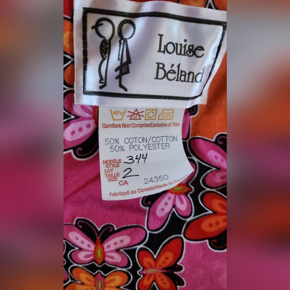 Louise Beland Toddler Girls Couture Mini Red/Pink Fleece Hooded Jacket - Picture 4 of 10